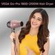 VEGA Go-Pro 2100 Hair Dryer With Cool Shot Button & 3 Heat Settings (Ananya Panday Signature Collection) VHDH-25 Rose Gold & Grey 1 gm - Hair Dryers