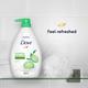 Dove Refreshing Body Wash, With Cucumber & Green Tea Scent 800 ml - Shower Gels & Body Wash