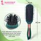 Majestique Sleek All-purpose Hair Brush for Separating, Shaping and Defining Curls - Velvet Green 1's - Hair Brushes