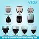 VEGA Men 10 in 1 Multi Grooming Set with Beard Hair Trimmer Nose Trimmer & Body Groomer And Shaver (VHTH-23) 1 gm - Trimmers