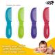 BeeBaby Round Edge Baby Comb- Green 0M+ 1's - Baby Skin Care