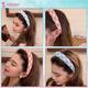 Majestique Padded and Wide Headbands, Puffy Sponge, Check Printed Vintage Hair Accessories 2's - Hair Clips/Bands