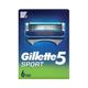 Gillette Sport 5-Blade No Slip Aquagrip Men's 75g Cartridges 6's - Razors & Cartridges