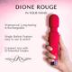Libertee Body Massager Rechargeable 12 Modes Rouge 1's - Massagers And Vibrators