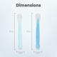 R for Rabbit Safe Feed Silicon Spoon - Blue 1's - Feeding & Nursing