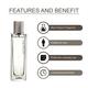 Ajmal Titanium EDP 100Ml Fresh Perfume For Men & Maryaj Fresh Wave For Him Eau De Parfum 200 ml - Men Perfumes (Edt/Edp)