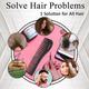 Majestique Compact Styling Comb Detangler Comb, For Curly Hair, Long Hair, Wet Hair Comb For Detangling Comb 1's - Multi-Stylers