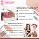 Majestique Two Blow Dry Hair Roller Brushes and Tail Comb, Blowout Hair Styling 3's - Hair Brushes
