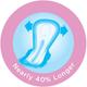 Whisper Ultra Softs Air Fresh Sanitary Pads for Women XL 7 Napkins 1's - Others