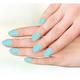 Nails On Board Handmade Press On Gel Nails- Pastle Aqua Blue Small 50 gm - Nail Care
