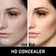 Half N Half Hd-Pro Blemish Cover, Dark Circle Cover, Longwear Medium-Full Coverage Color Correcting Concealer for All Skin Type 8 gm - Concealer