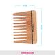 Vega Wooden Comb (HMWC - 05) Color - Wood 1's - Hair Combs