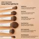 Jessup Beauty 14Pcs Light Gray Comprehensive Collection 1's - Face Brush