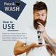 Qraa Men Gold Face And Beard Oil 30ml + Face and Beard Wash 100gm + De-Tan Pack For Men 1's - Face Washes
