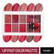 Insight Cosmetics Lip Pout Color Palette - Volume 1 11 gm - Lip Kits & Palettes