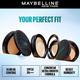 Maybelline New York Fit Me Shade 330 Toffee, Compact Powder - Powder that Protects Skin from Sun, Absorbs Oil, Sweat and helps you to stay fresh for upto 12Hrs 8 gm - Compact Powder