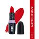 Plum Matterrific Lipstick Fiery Kiss - 129 (Pure Red) 4.2 gm - Lipsticks