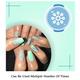 Handmade Press On Gel Nails - Holographic Sea Green 50 gm - Nail Polish