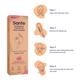 Sanfe Eyebrow Touch Up Face Razor 3's - Hair Removal Accessories