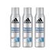 Adidas Fresh Endurance 72H Anti-Perspirant 150ml Deodorant Set For Men 3's - Men Deodorants/Roll-Ons