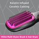 Vega 2 In 1 Multi Styler Hair Brush and Dryer, Keratin Infused Coating and Anti-Static Bristles, VHSD-01 620 gm - Hair Dryers