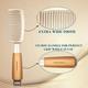 Majestique Extra Wide Tooth Comb, 8 Inch Big Comb for All Hair Types - Golden 1's - Hair Brushes