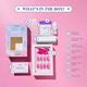 Gush Beauty Nailed It Reusable Luxury Press On Nails With Application Kit French Pink Tips - Medium Almond 1's - Nail Art