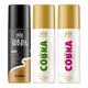 St. John Live Limited Edition Deodorant Spray 150 ml + Cobra Envy Deodorant Spray 150 ml + Cobra Toxic Deodorant Spray 150 ml - Men Deodorants/Roll-Ons