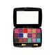 Half N Half 18 Colors Makhmali Eyeshadow With Brush In Makeup Palette Highly Pigmented Long Lasting Waterproof Smooth Blendable Colors - Multicolor-03 12.8 gm - Face Palettes