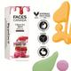 Faces Canada Ultime Pro Splash Mini Nail Enamel, Linty + Viola + Frozen + Sunny Side Up, 20ml 4's - Nail Polish