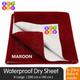 BeyBee Baby Care Waterproof Bed Protector Sheet - Maroon (XL) 1's - Baby Bedding