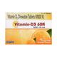 Vitomin D3 60K Sugar Free Orange Flavour Tablet 4'S - Supplements-Vit