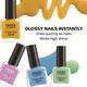 Faces Canada Ultime Pro Splash Mini Nail Enamel, Linty + Viola + Frozen + Sunny Side Up, 20ml 4's - Nail Polish