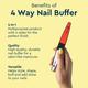 Gubb 4 Way Nail Buffer 1's - Nail Care