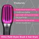 Vega 2 In 1 Multi Styler Hair Brush and Dryer, Keratin Infused Coating and Anti-Static Bristles, VHSD-01 620 gm - Hair Dryers