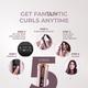Tash Hair Twirl Automatic Cordless Hair Curler - Blush 560 gm - Rollers & Curlers