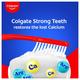 Colgate Strong Teeth Dental Cream Toothpaste (200g+ 100g+ Toothbrush worth 35rs) - Toothpaste