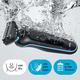 Braun Electric Shaver for Men, Series 5 51-M1200s, Wet and Dry Electric Shaver with Precision Trimmer Black and Turquoise 330 gm - Grooming Kits