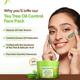 Mamaearth Tea Tree Oil Control Face Pack with Tea Tree & Salicylic Acid Normal to Oily Skin 200 gm - Face Packs
