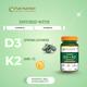 Pure Nutrition Vitamin D3 + K2 FROM LICHEN 350 mg Veg Tablet 60's - Multi-Vitamins