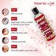 Globus Naturals Red Wine Refreshing Body Wash Enriched with Peach and Almond, Suitable for All Skin Type,100ml each 2's - Creams, Lotions & Oils