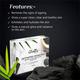 Globus Naturals Charcoal Facial Kit For Skin Exfoliation & Refreshed Glowing Skin 110 gm - Facial Kits