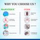 Majestique Bath Silicone Shower Scrubber Easy Clean Exfoliating Body Loofah, Suitable For All Kinds 1's - Loofahs & Sponges
