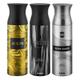 Ajmal Aurum & Carbon & Silvershade Deodorant Spray - For Men & Women (Pack Of 3) 200 ml - Perfumes (Edt/Edp)