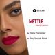 SUGAR Cosmetics Mettle Liquid Lipstick - 10 Mimosa (Deep pinkish red with blue undertone) 7 ML - Liquid Lipsticks