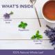The Tea Ark Organic Lavender Tea - Mint 50 gm (Tin) - Green/Herbal Teas