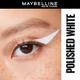 Maybelline New York Tattoo Eye Liner Gel Color Pencil, Matte Finish, Polished White 1.2 gm - Eyeliners