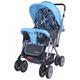 Kiddie Kingdom Stroller Stroller - Black & Blue 1's - Baby Safety