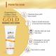 Globus Naturals Gold Radiance Anti Ageing & Brightening Face Scrub Enriched with Saffron 100 gm - Scrubs & Exfoliants