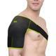 Tynor Shoulder Support Double Lock (Neoprene) (UN) - Black & Green - Neck/Shoulder Supports